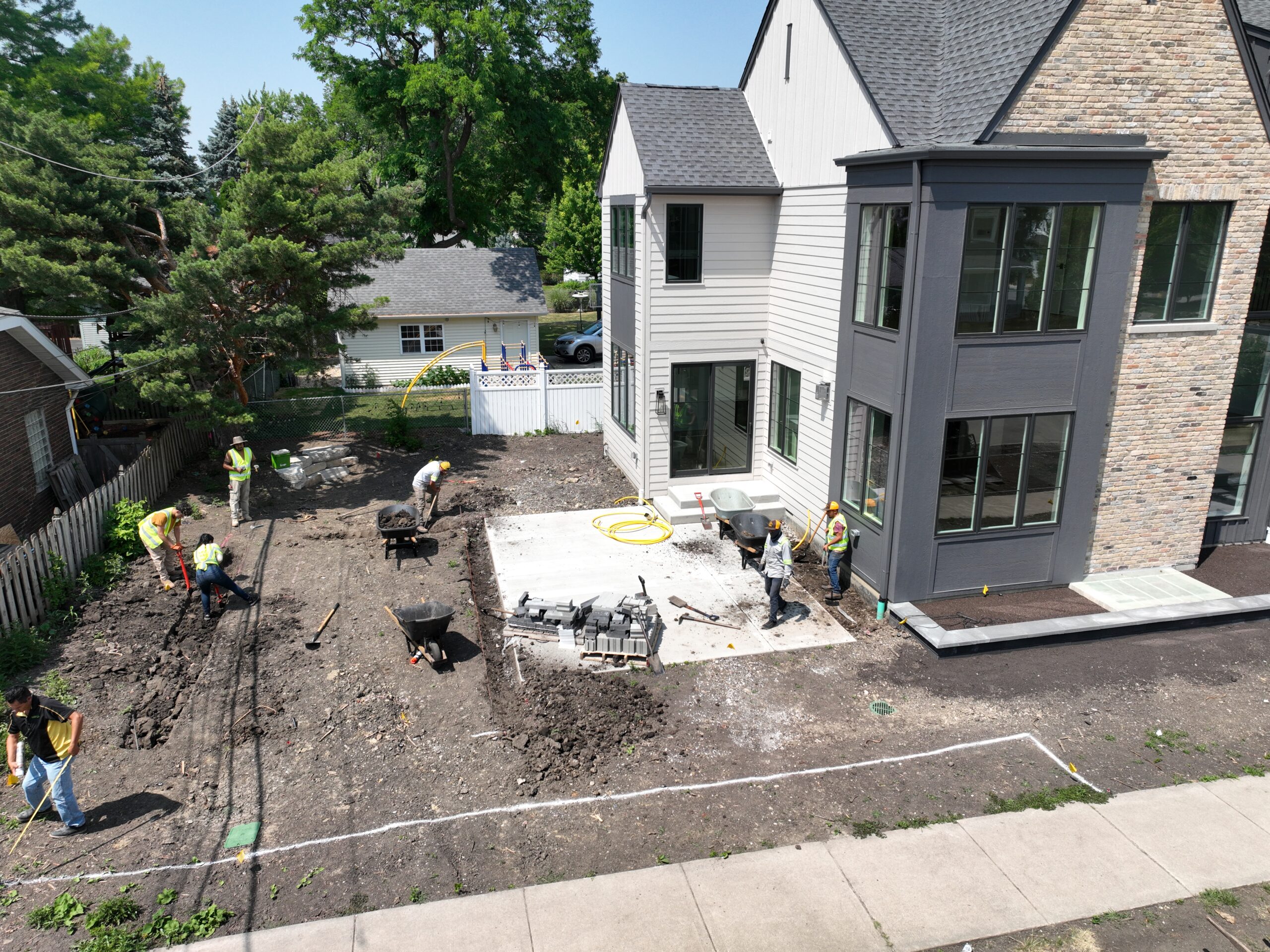 older yard / unfinished